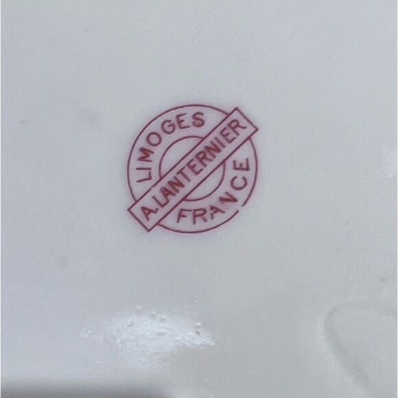 Limoges France A.Lanternier Floral Fine Porcelain Bowl - Picture 2 of 7